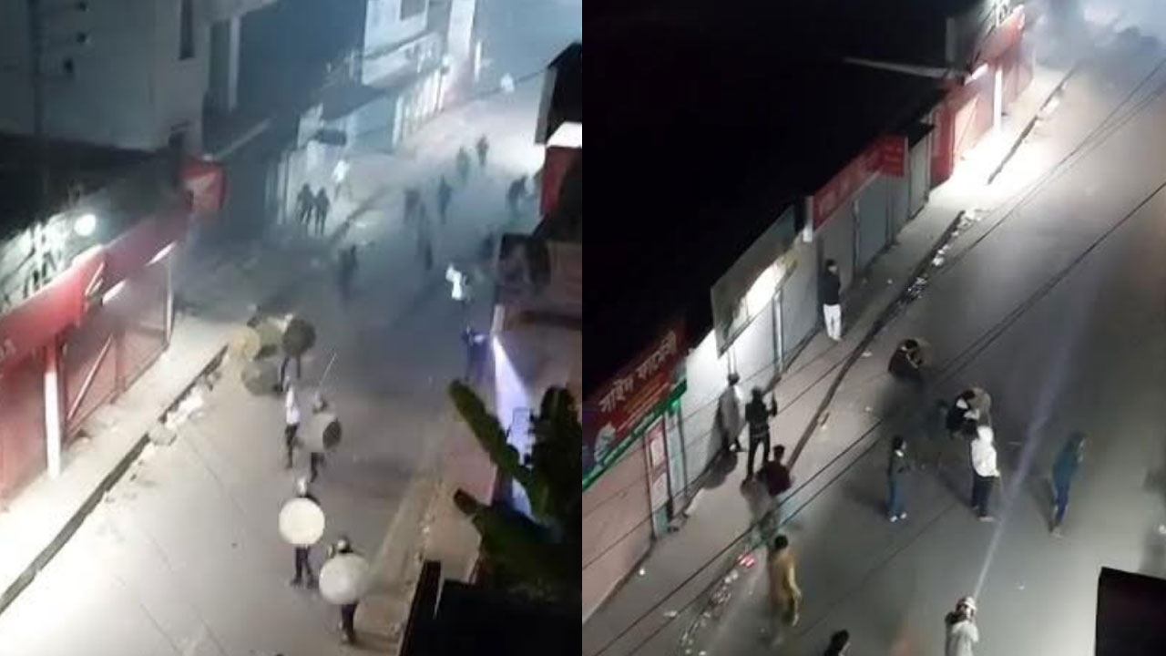 কিশোর গ্যাংয়ের দুইপক্ষের সংঘর্ষে অর্ধশত ককটেল বিস্ফোরণ, আহত ৫